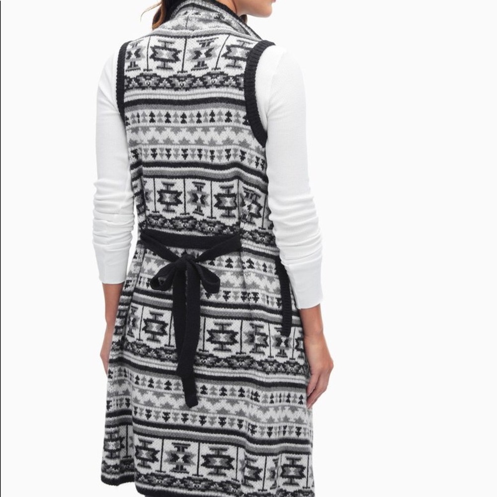 Cashmere Blend Cozy Chic Boho Vest - Picture 5 of 6